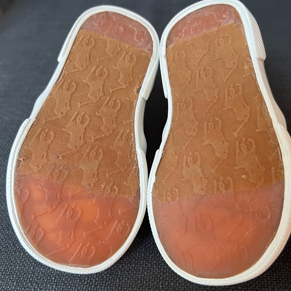 Toddler Girl Polo Sneakers - EXCELLENT CONDITION - Worn 1x - Size 4.5 - Picture 3 of 8